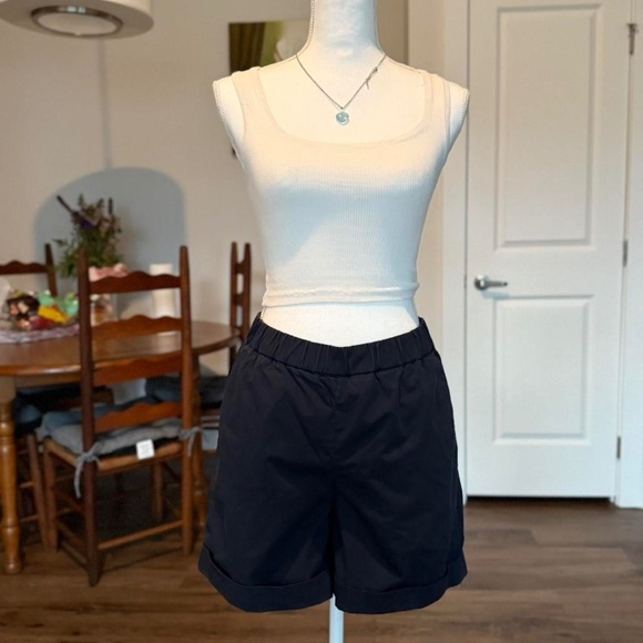 COS Navy Utility Shorts - Picture 1 of 4